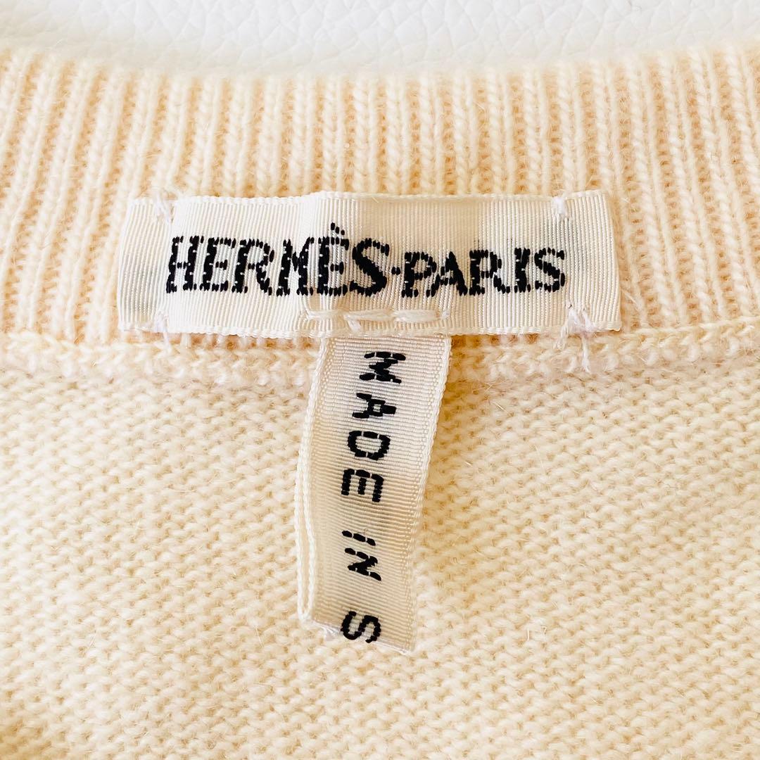 HERMES　エルメス　カシミヤ カーディガン　マルジェラ期　セリエボタン