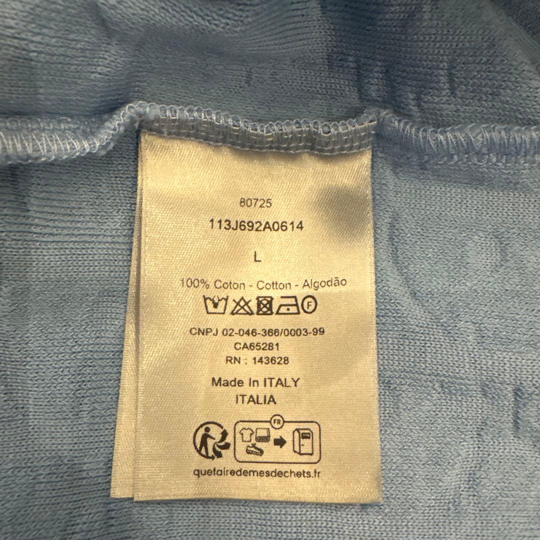 最安値　正規品　DIOR Tシャツ L パイル　メンズ