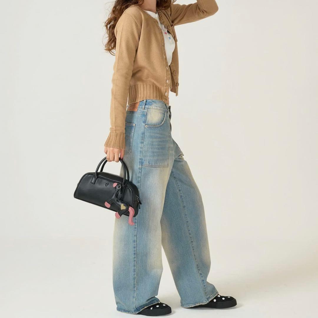 Tina:jojun スーパーローライズストレートデニムパンツ XS