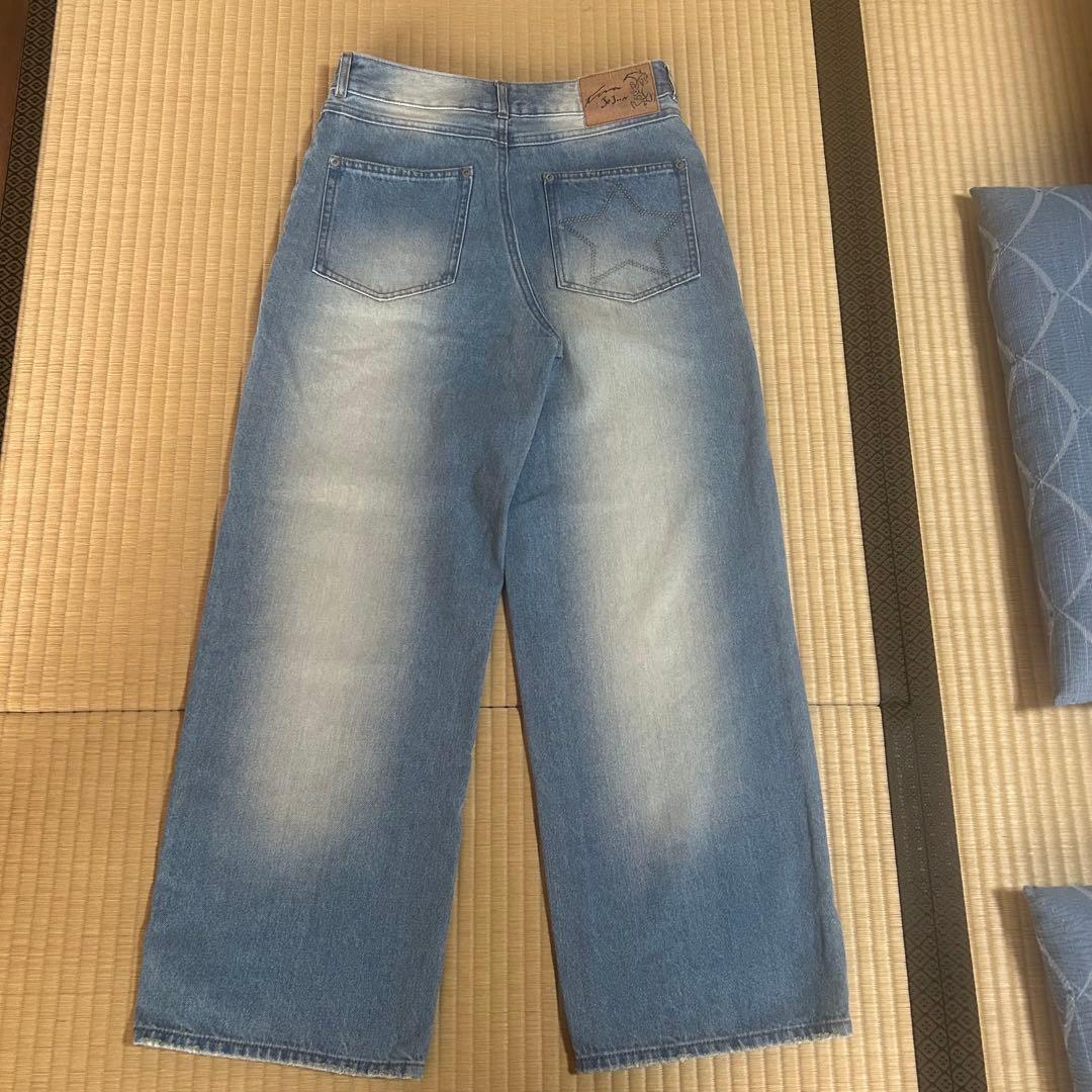 Tina:jojun スーパーローライズストレートデニムパンツ XS