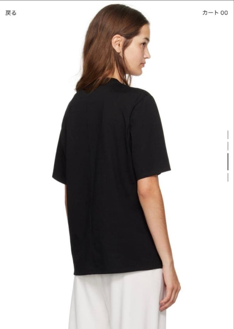 the row chiara top ザロウ　キアラ　Tシャツ　黒タグ付き未使用