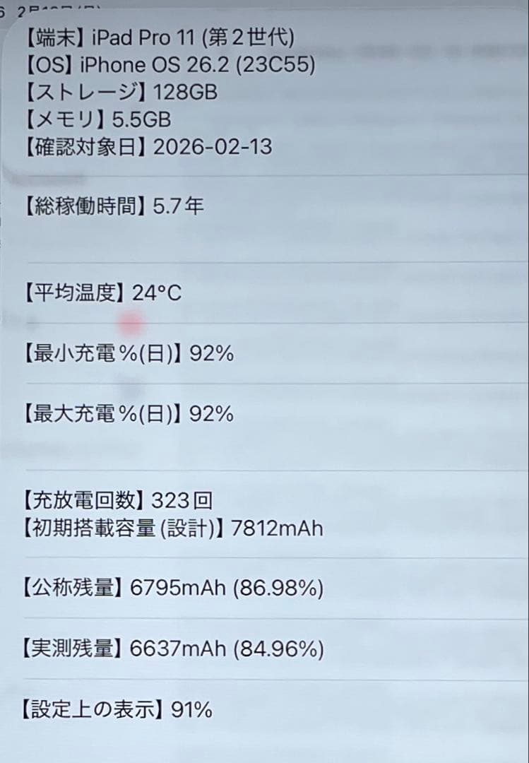 iPad Pro 11インチ　第2世代　シルバー　128GB 超美品　#3
