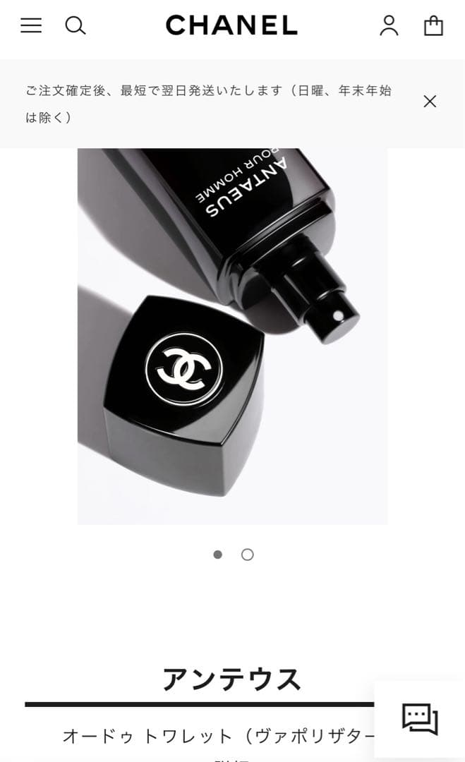 美品　CHANEL アンテウスANTAEUS EDT