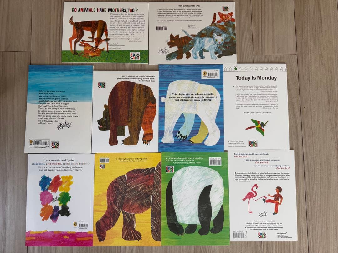 新品英語絵本　Eric Carle 絵本セット　10冊