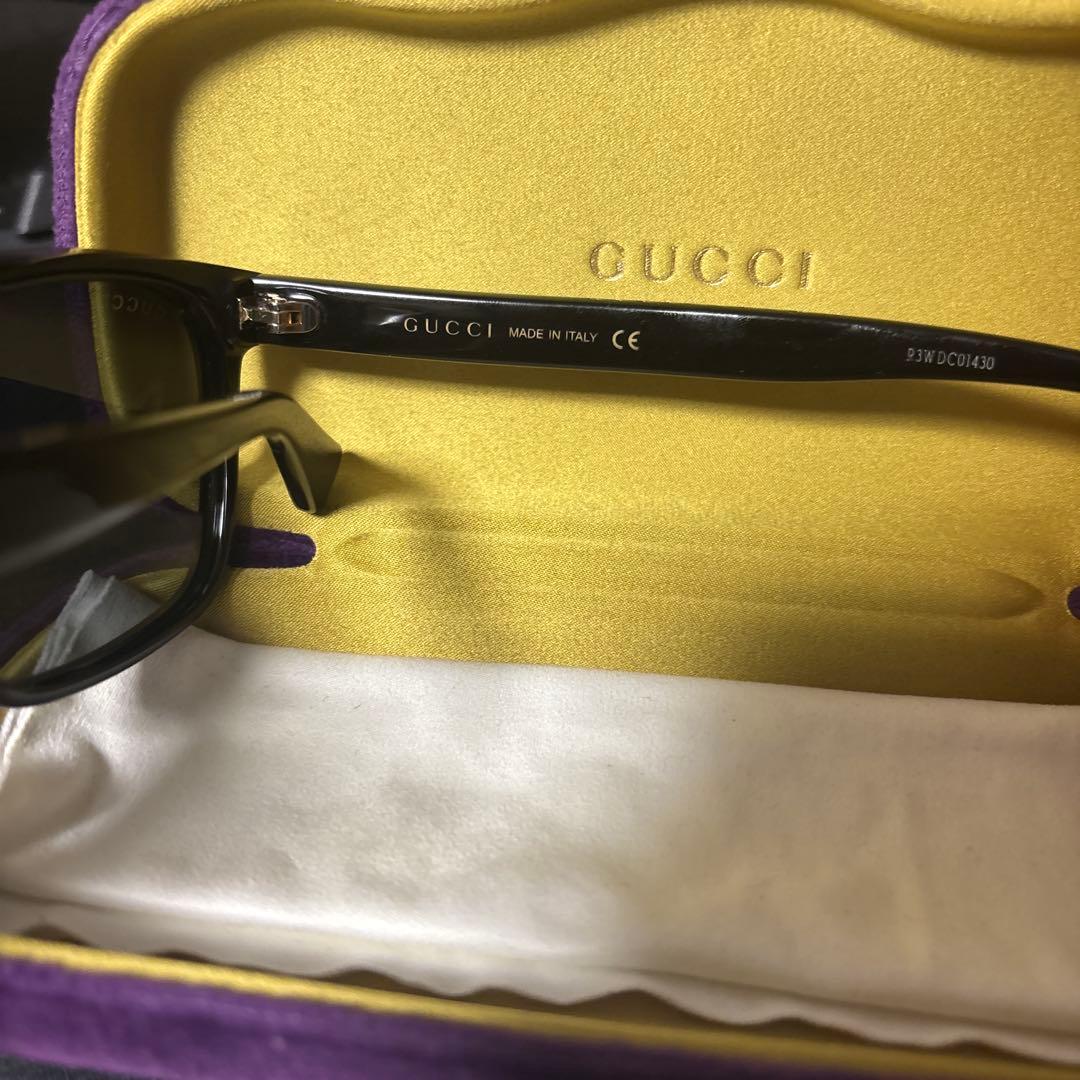 gucci ウェリントン y2k シェリーライン ロゴ モード サングラス