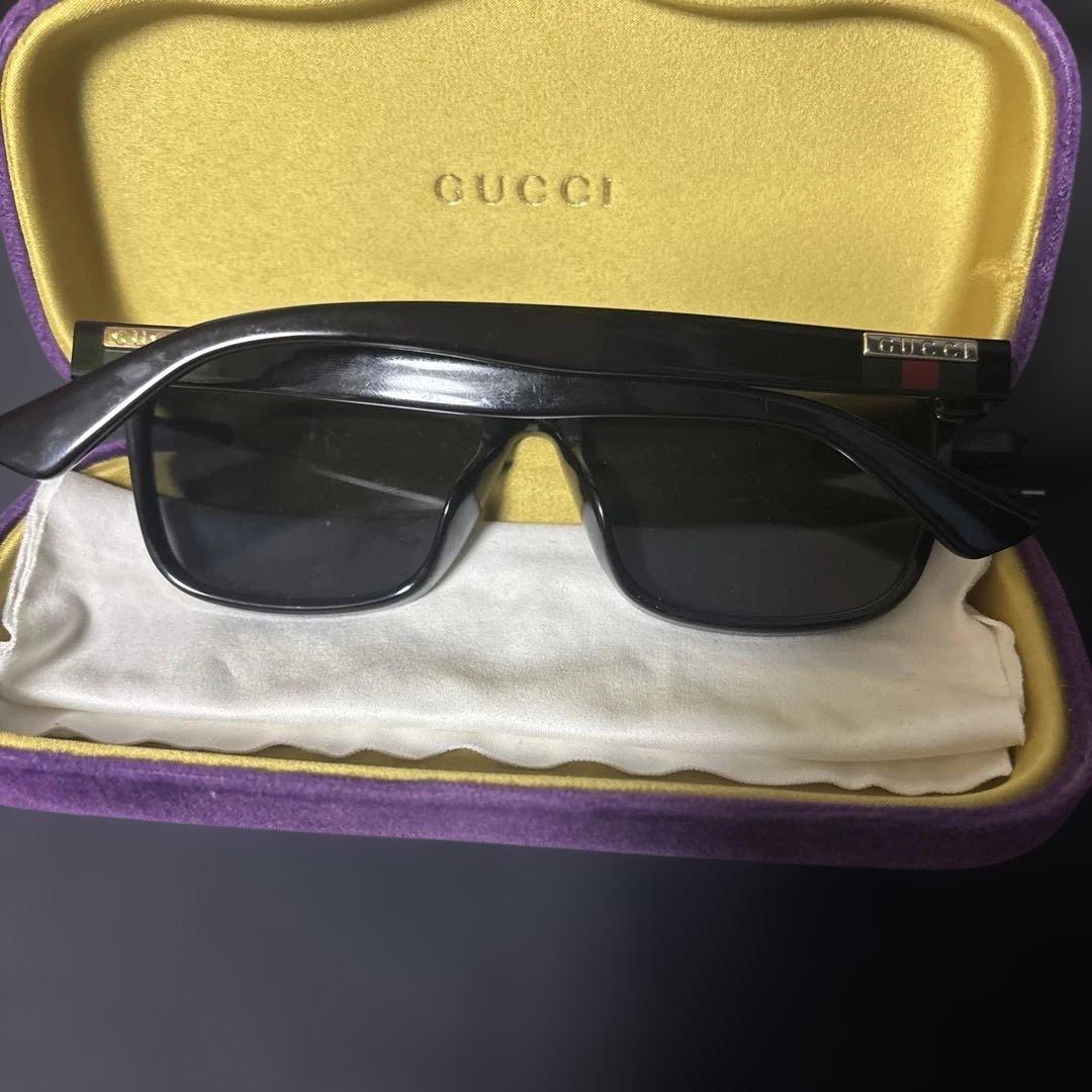 gucci ウェリントン y2k シェリーライン ロゴ モード サングラス