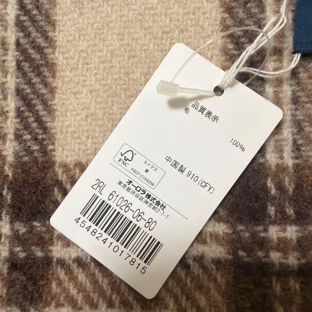 【新品未使用】POLO RALPH LAUREN ポロベア チェック柄 マフラー