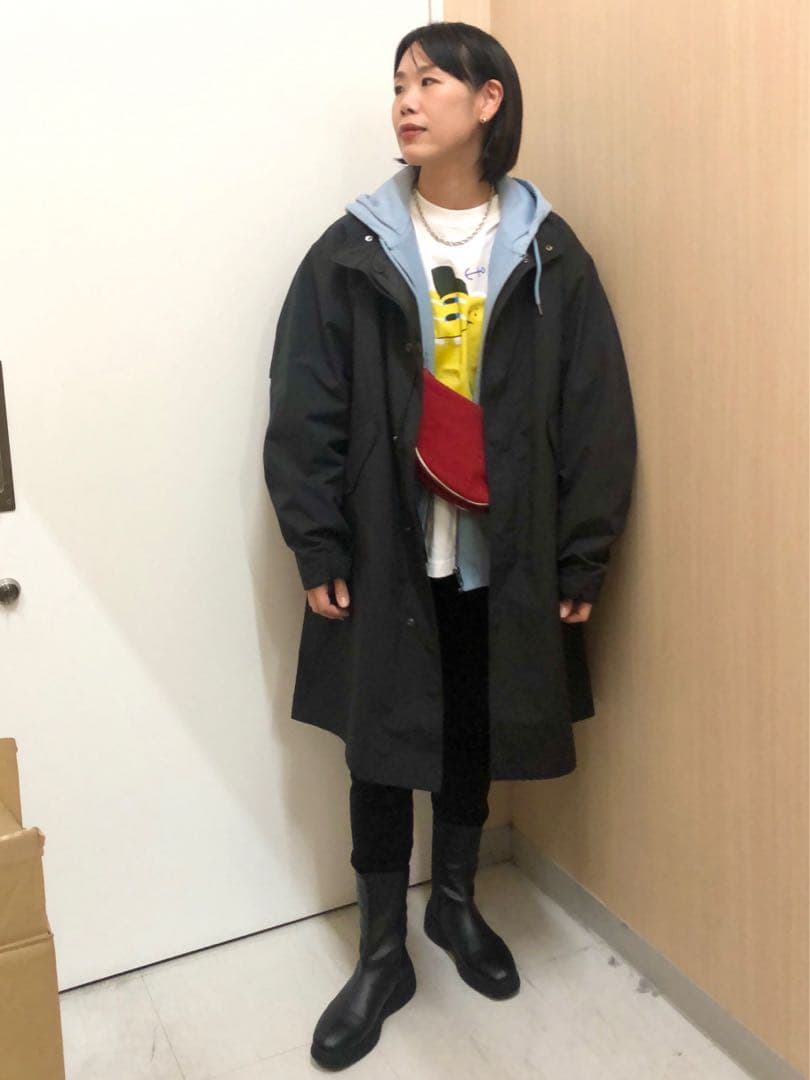 【美品】2025 UNIQLO ウィンドプルーフ2WAYコート