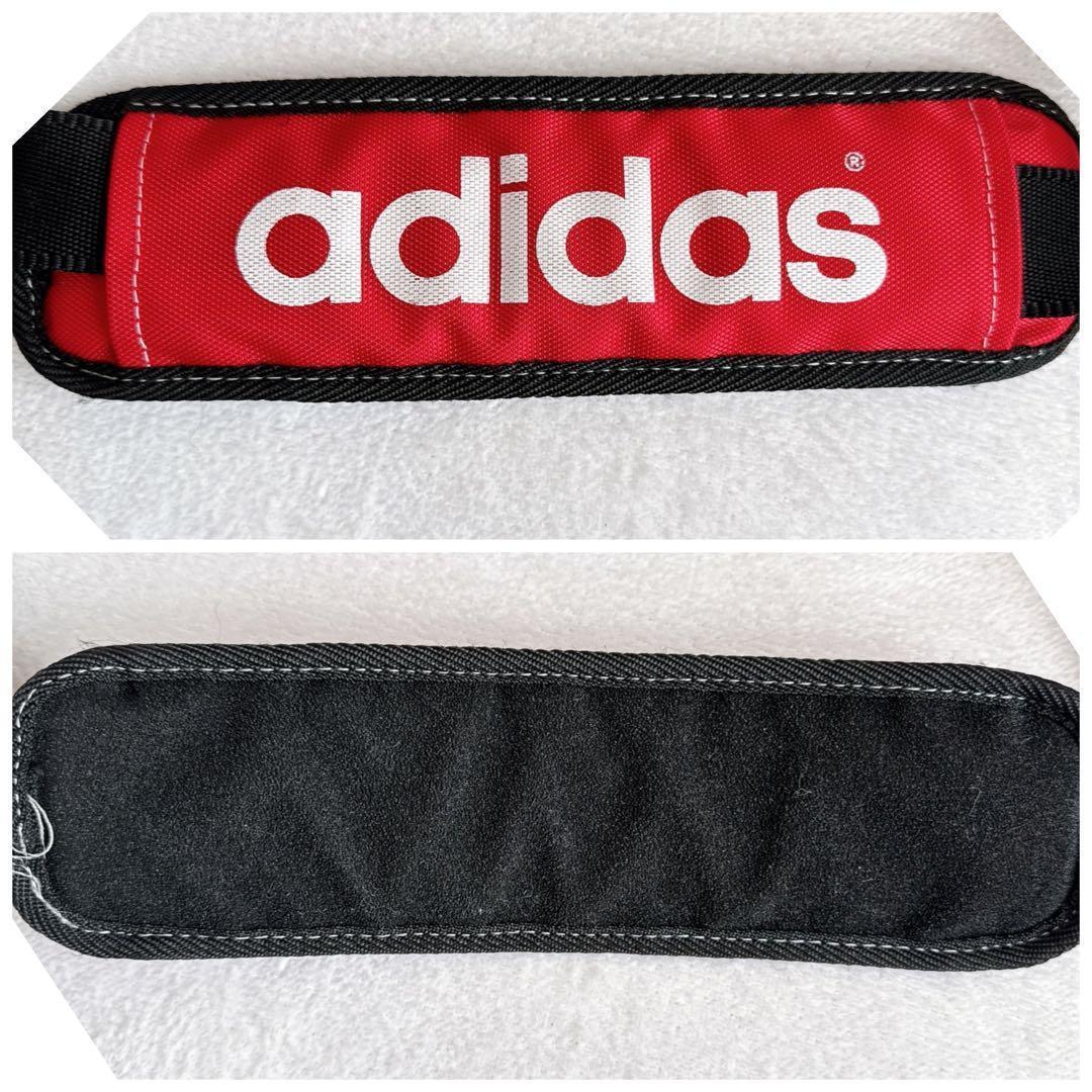 90s adidas アディダス トレフォイル ボストンバッグ 大容量 赤