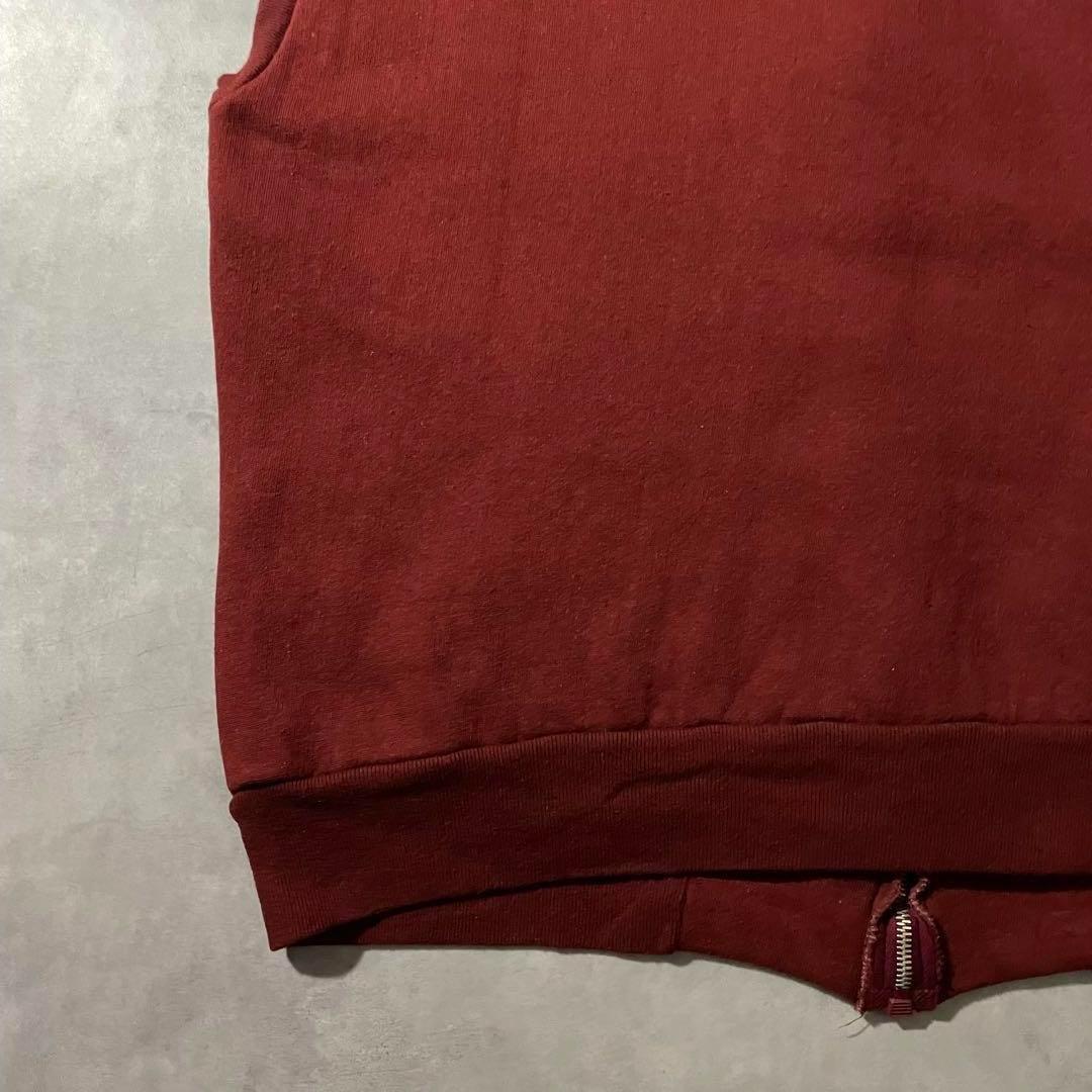 【希少】70s〜 double face sweat vest XL ドイツ製