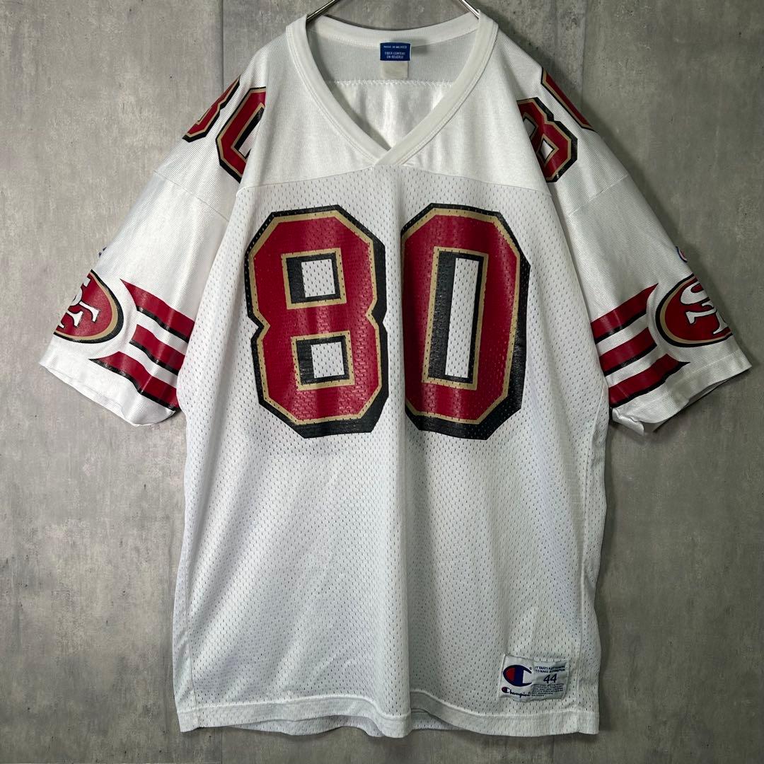 希少 NFL 49ers ジェリー ライス ゲームシャツ メキシコ製 白