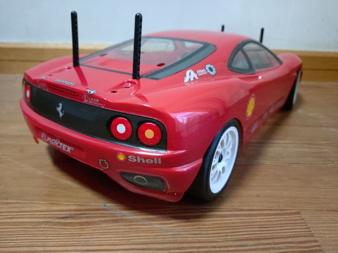 瀧*光様 タミヤ　TL01 シャーシ　フェラーリ　F360 ボディ　おまけ付