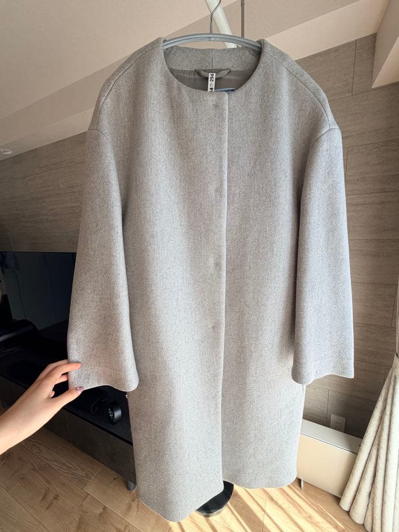 PRADA ノーカラーコート