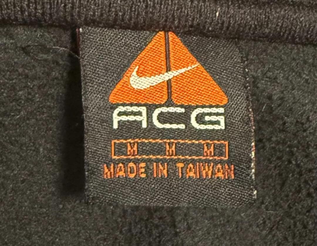 NIKE ACG ブラック フリース ベスト