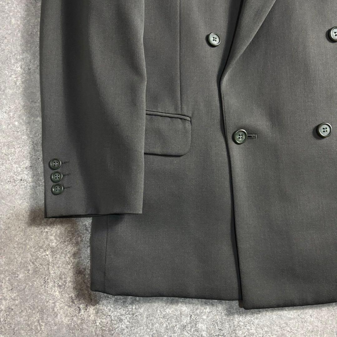 【LOST】セットアップ ダブルスーツ グレーカーキ GIVENCHYネクタイ