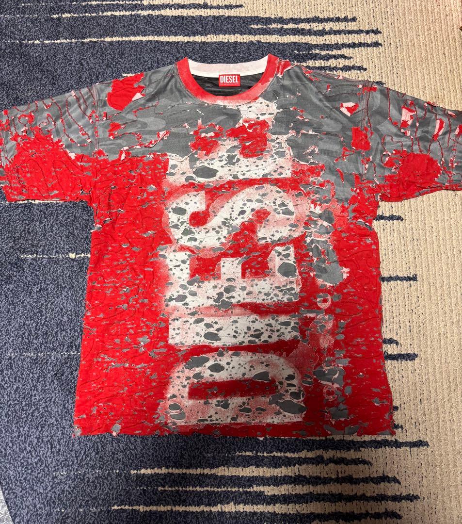 じゃっく❗️DIESEL デトロイト加工Tシャツ