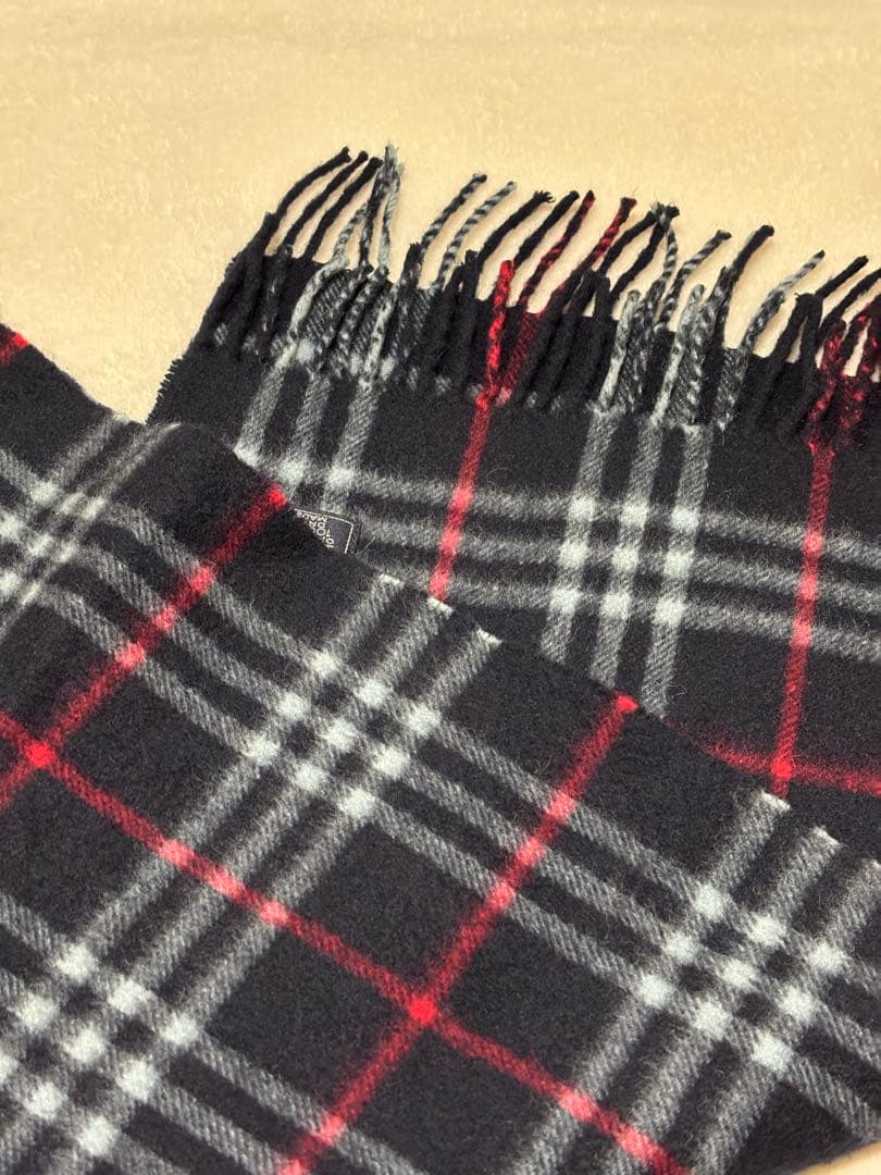 【訳あり】Burberry's バーバリー マフラー カシミヤ100%