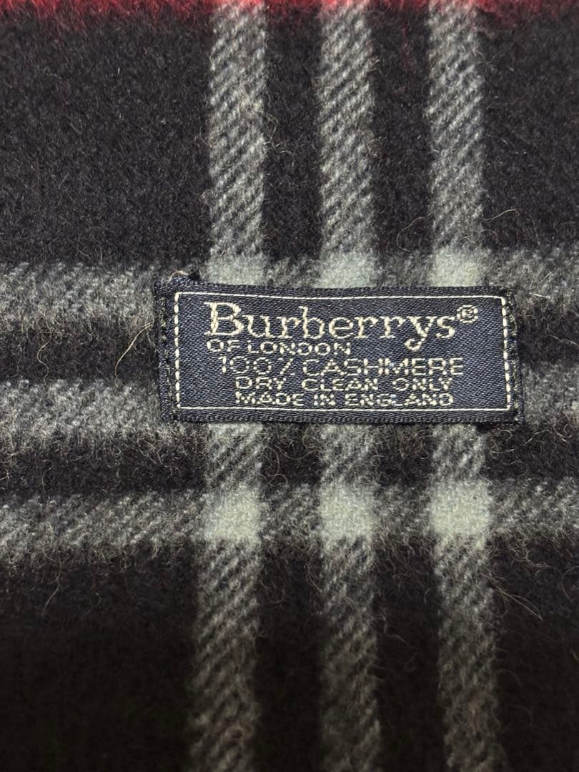 【訳あり】Burberry's バーバリー マフラー カシミヤ100%