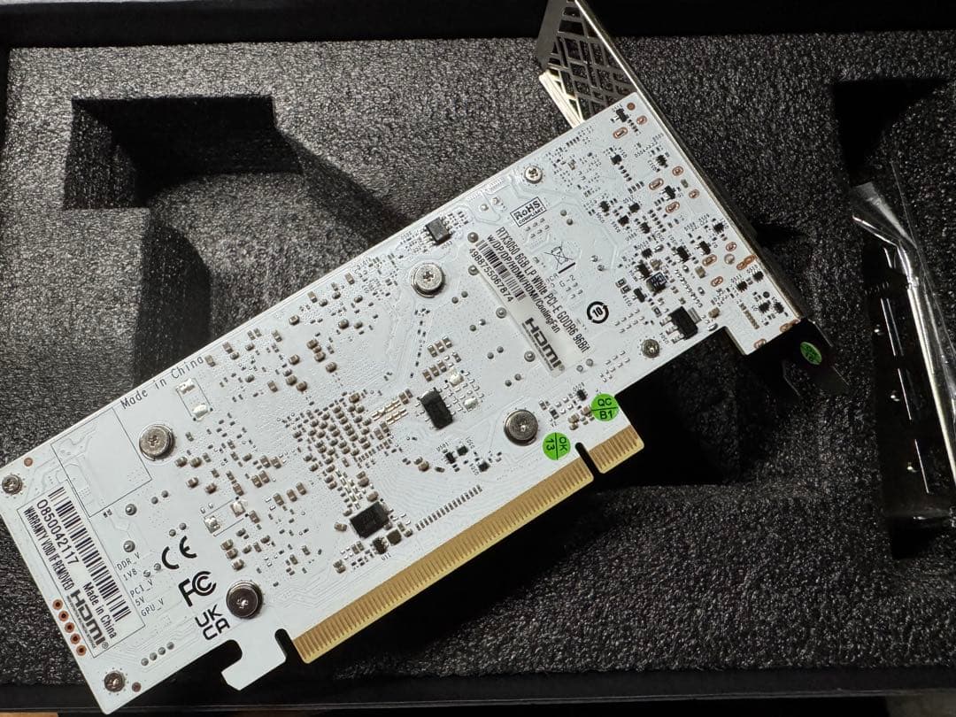 玄人志向GALAX GeForce RTX 3050 LP 6GB ホワイト