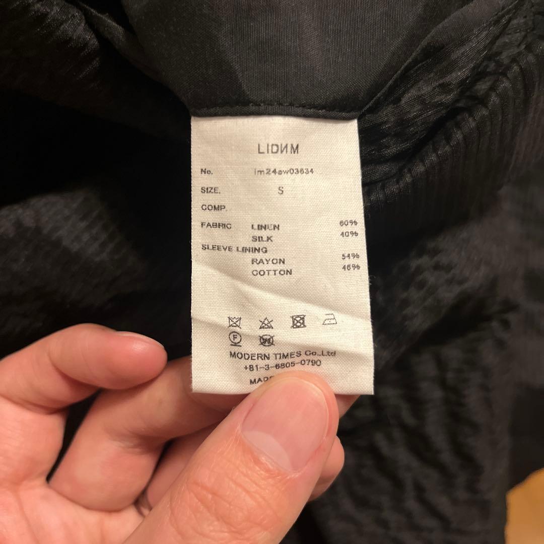 ジャケット・アウター LIDNM SILK LINEN SUCKER JACKET