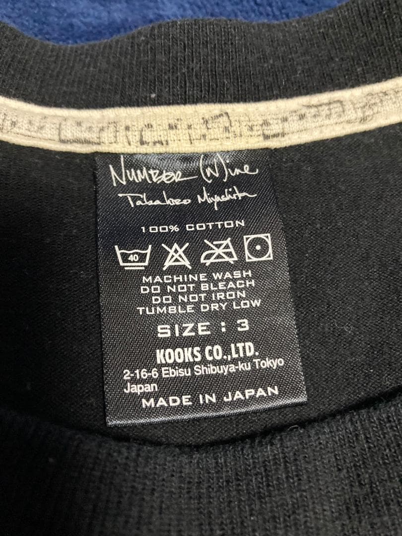 number (n)ine ミッキー Tシャツ ナンバーナイン FUCK