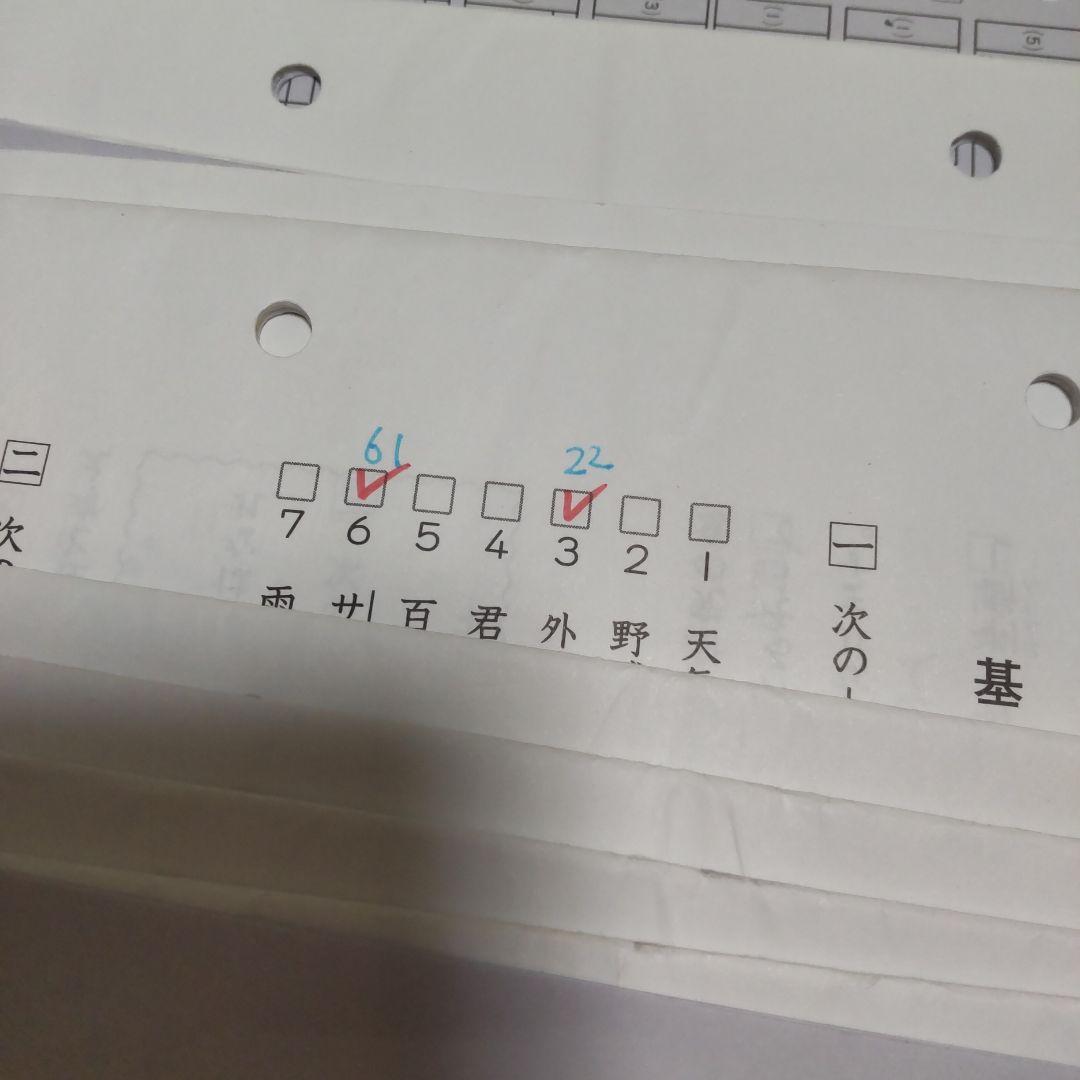 日能研 学力育成テスト 新6年