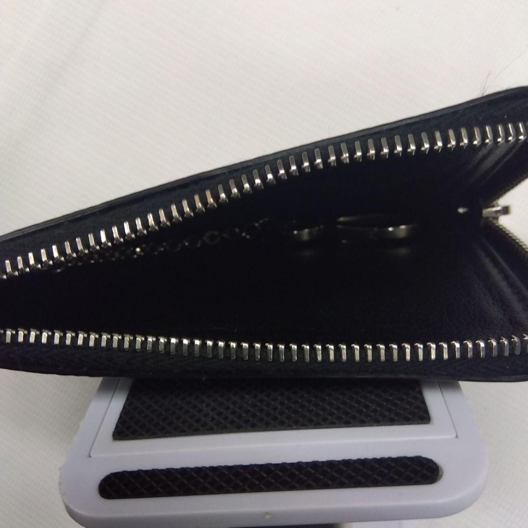 DMTOD'S ブラック レザー カードケース