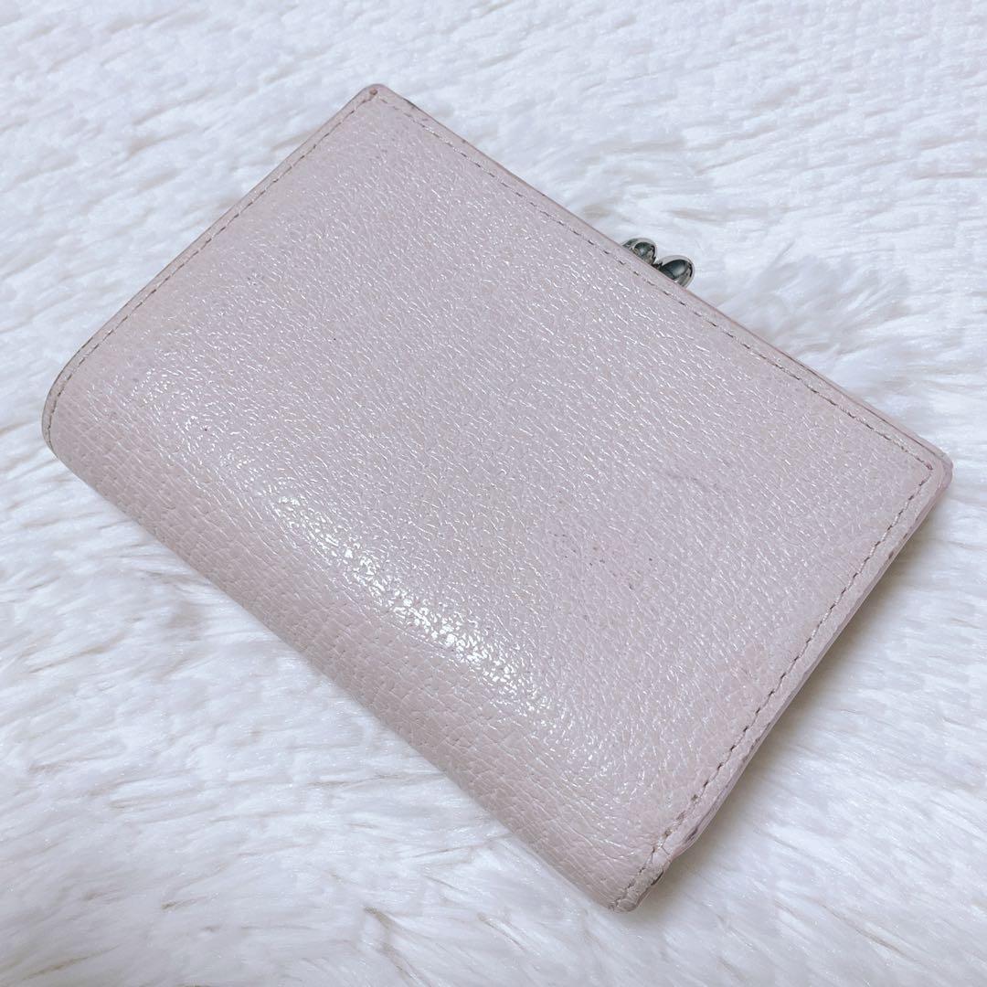 ♡限定♡ヴィヴィアンウエストウッド 三つ折り財布 がま口 ピンク オーブ 希少