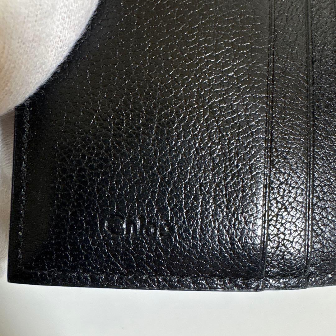 Chloé グレインレザー製　envelope スモールトリフォールド