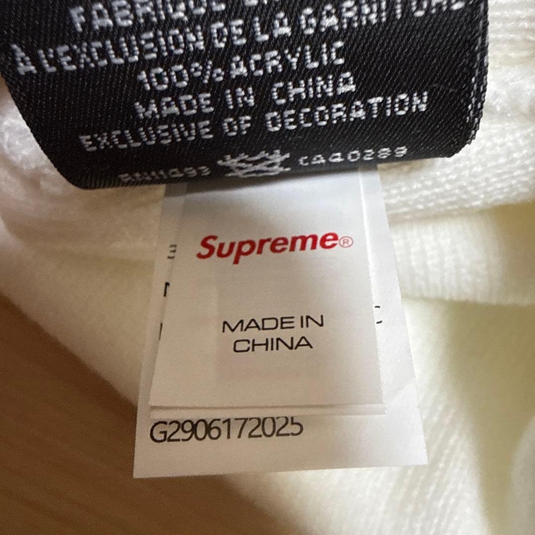 帽子 Supreme Box Logo Beanie (25FW) \"White\"