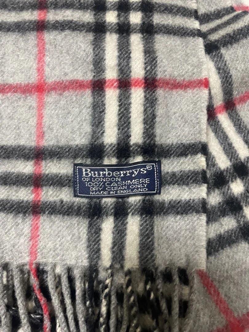 Burberrys チェック柄 カシミヤマフラー