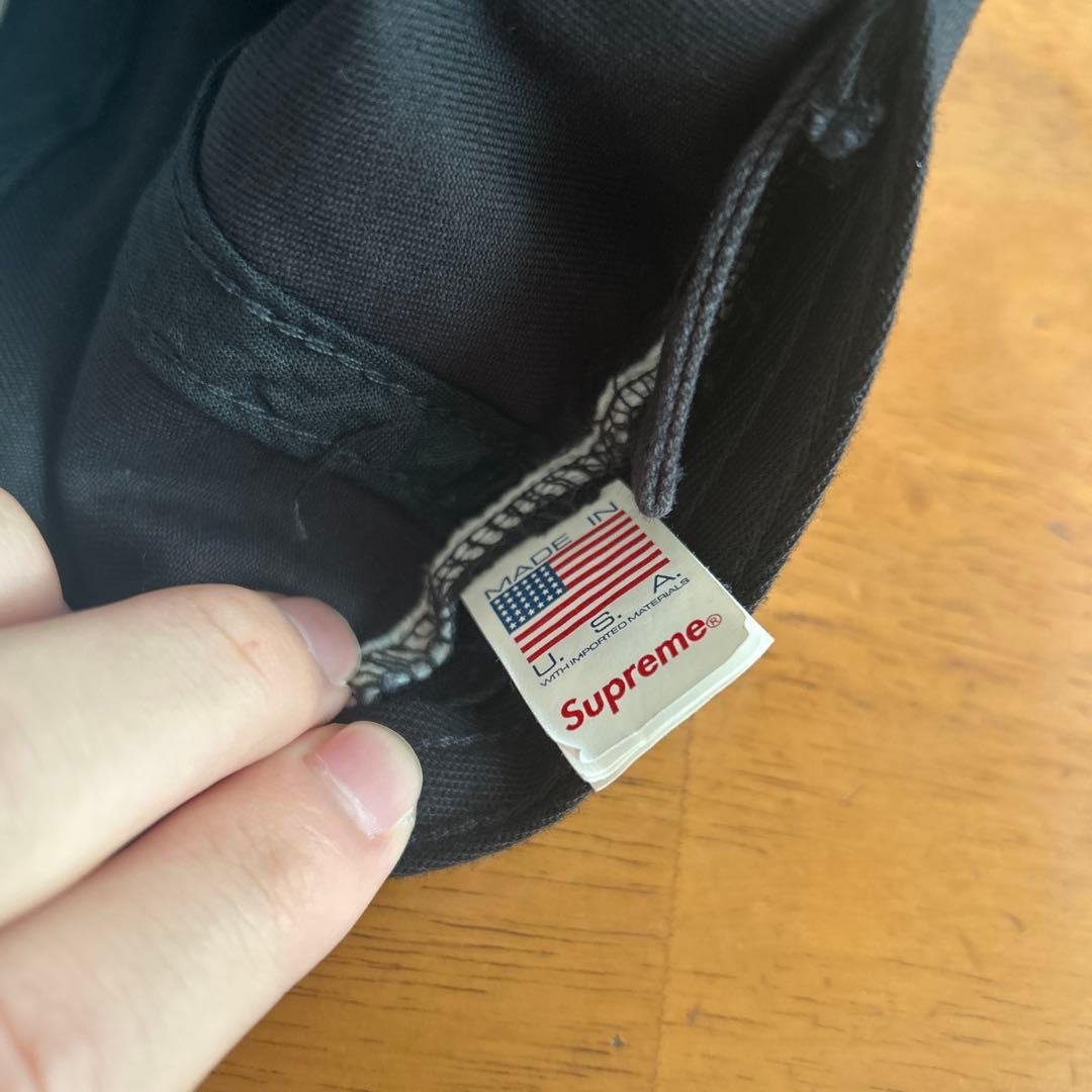 SUPREME ブラック キャップ