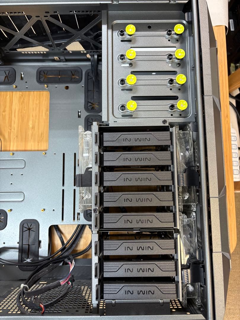 GALLERIAフルタワー　PCケース グレー メッシュフロントパネル