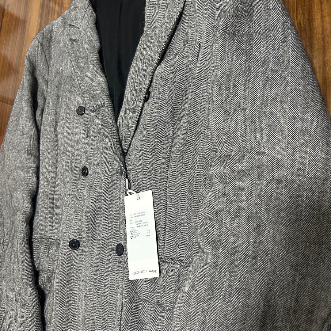 【MAATEE&SONS】24AW ダブル無芯 WASHED GATHER JK