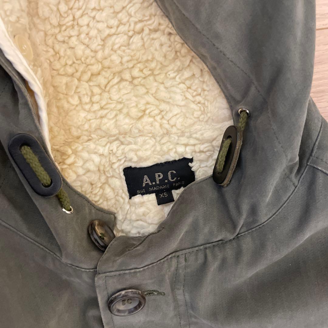 APCアーペーセー　モッズコート　モスグリーン　サイズXS