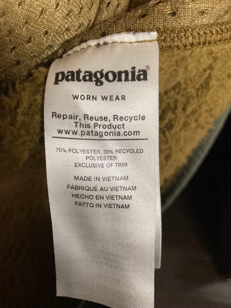 patagonia フリースベスト L ブラウン