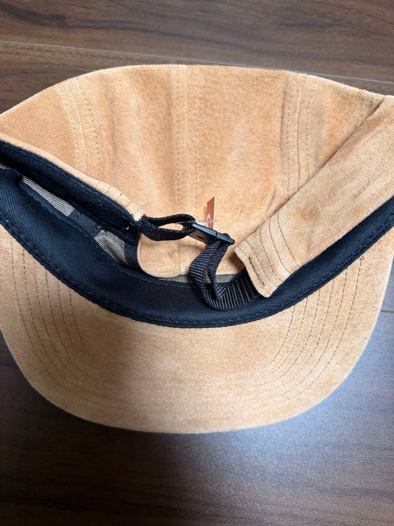 帽子 Supreme Suede camp cap beige
