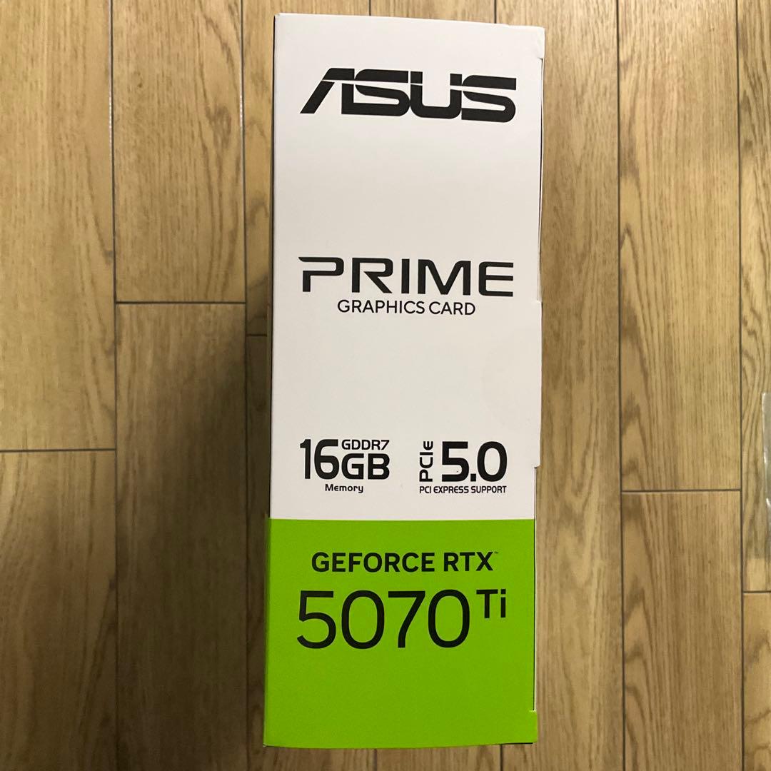 グラフィックボード・グラボ・ビデオカード ASUS GeForce RTX 5070 Ti 16GB PRIME