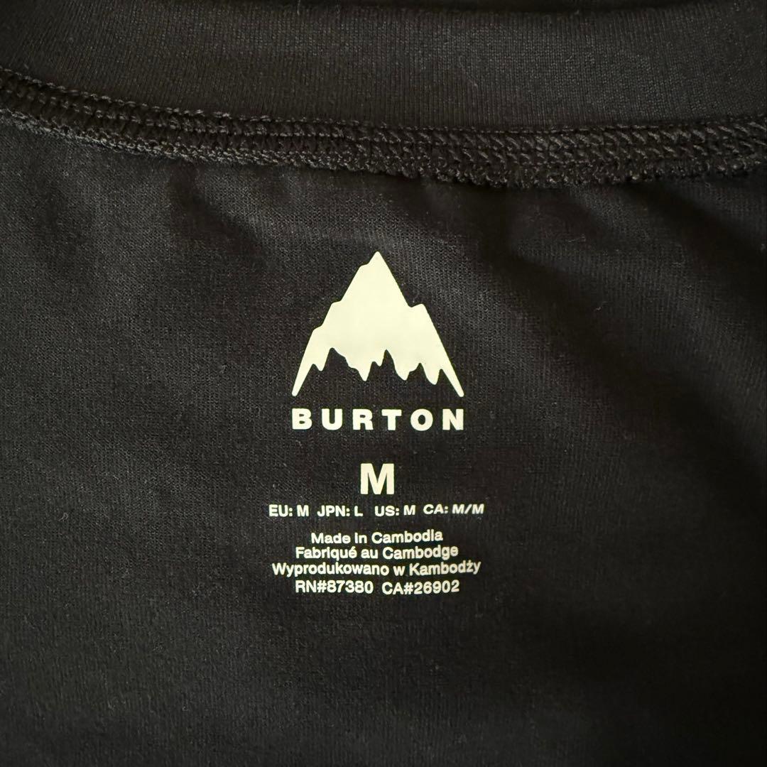 BURTON MID WEIGHT M BLACK インナー ベースレイヤー