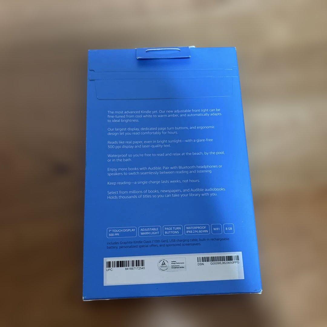 Kindle Oasis グラファイト 10世代　8GB 本体＋レザーカバー