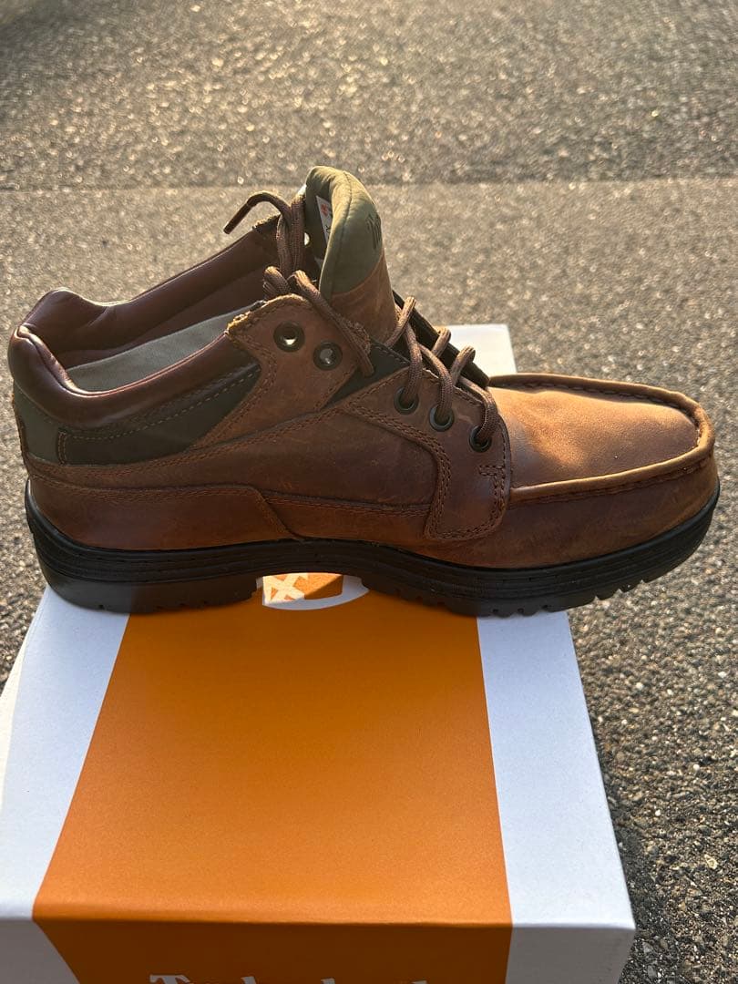 timberland moc toe gtx brown ブラウン　27cm