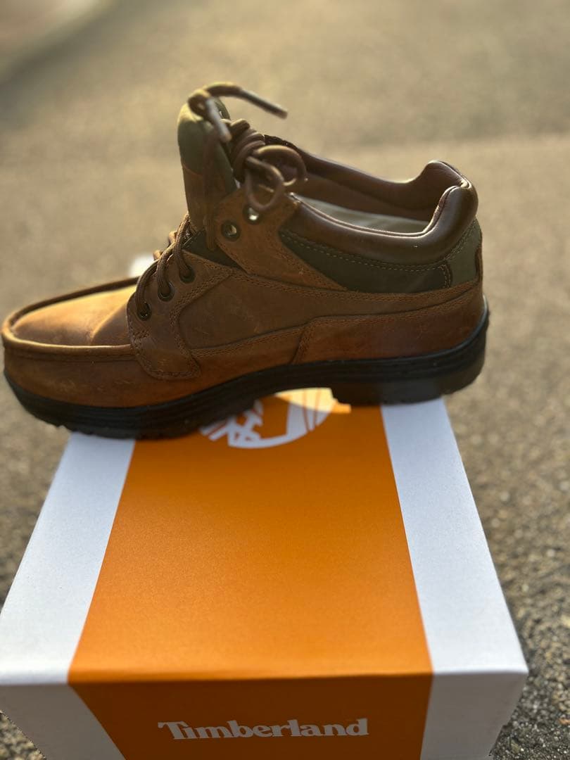 timberland moc toe gtx brown ブラウン　27cm