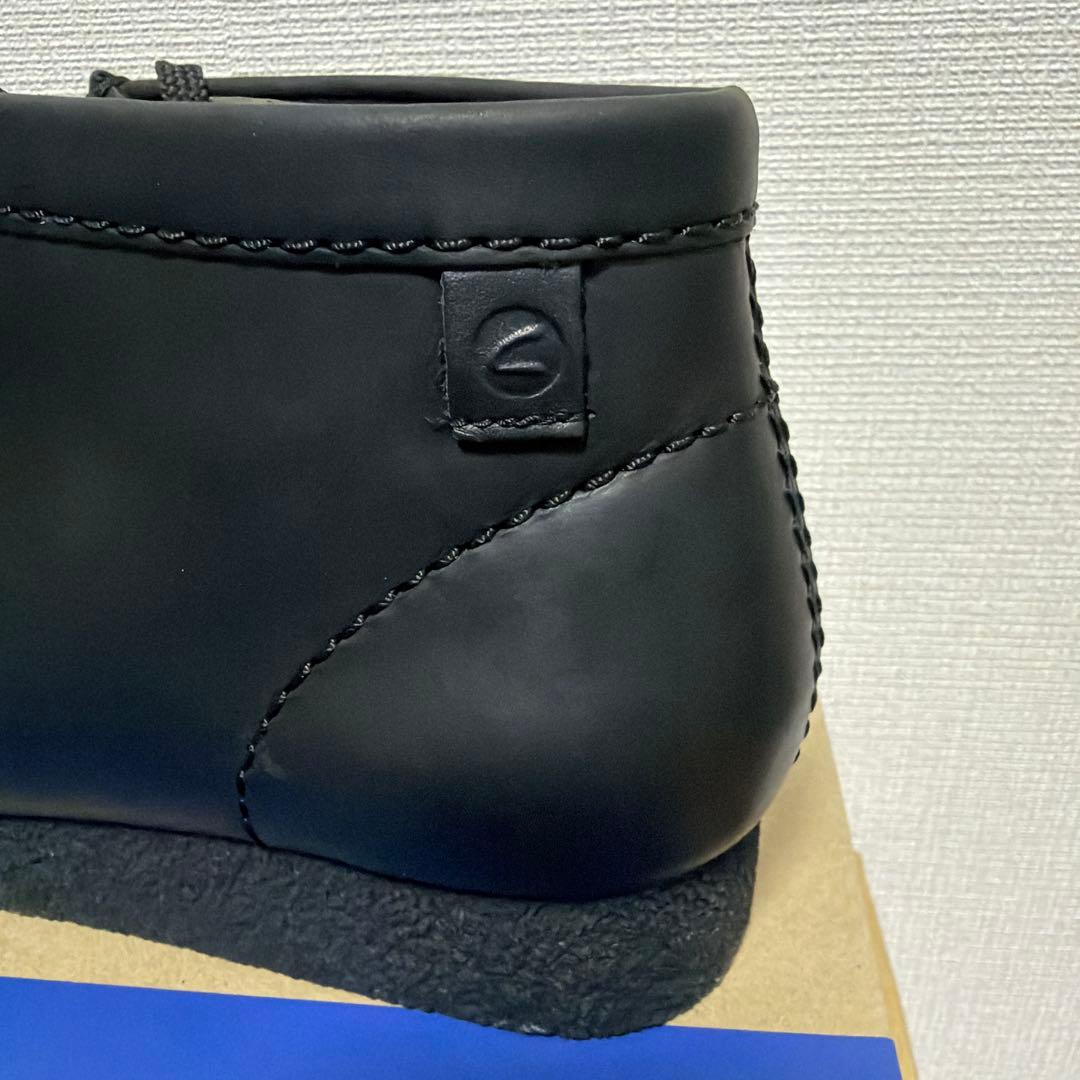 Clarks ワラビーブーツ ブラックレザー 26cm UK7.5 新品未使用