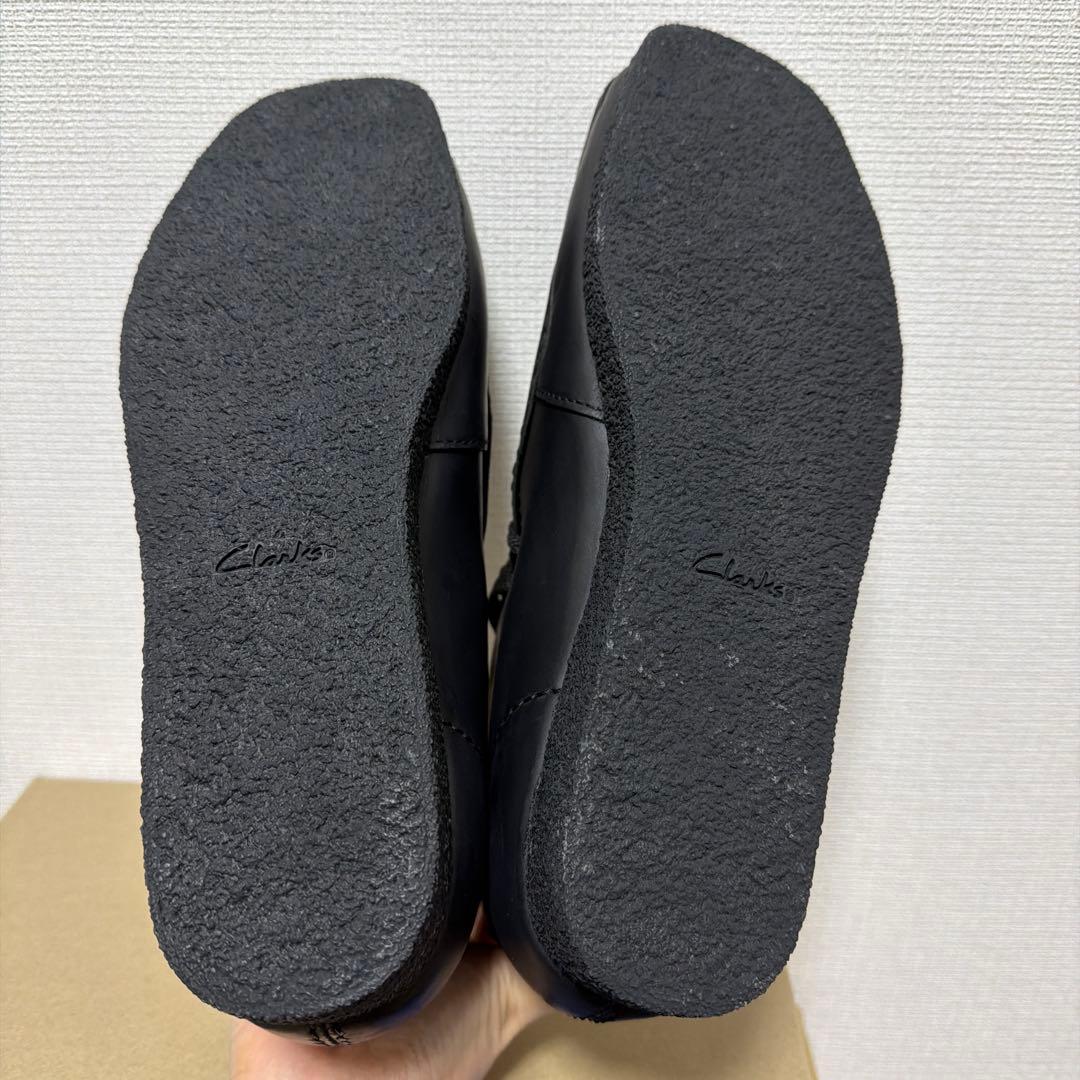 Clarks ワラビーブーツ ブラックレザー 26cm UK7.5 新品未使用