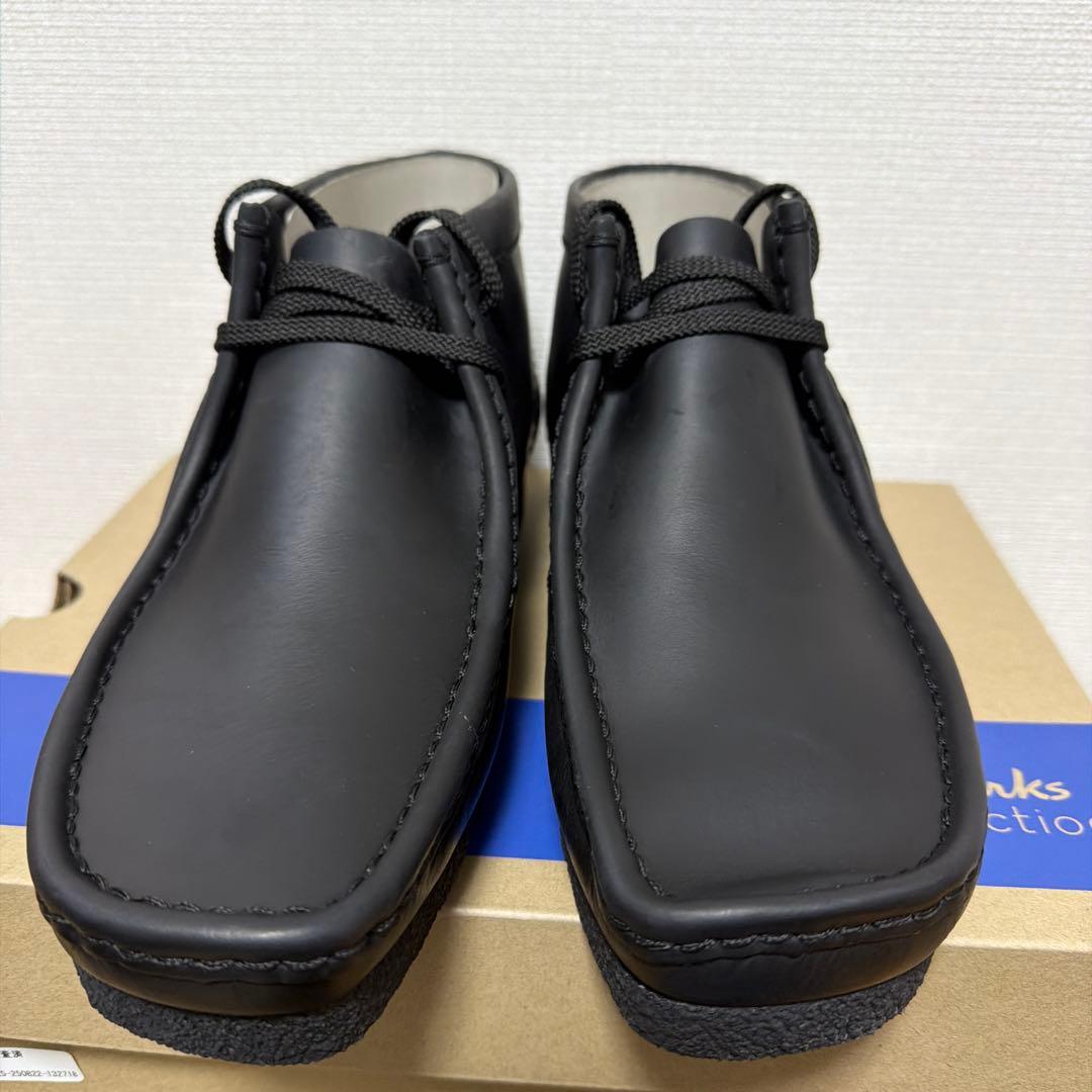 Clarks ワラビーブーツ ブラックレザー 26cm UK7.5 新品未使用