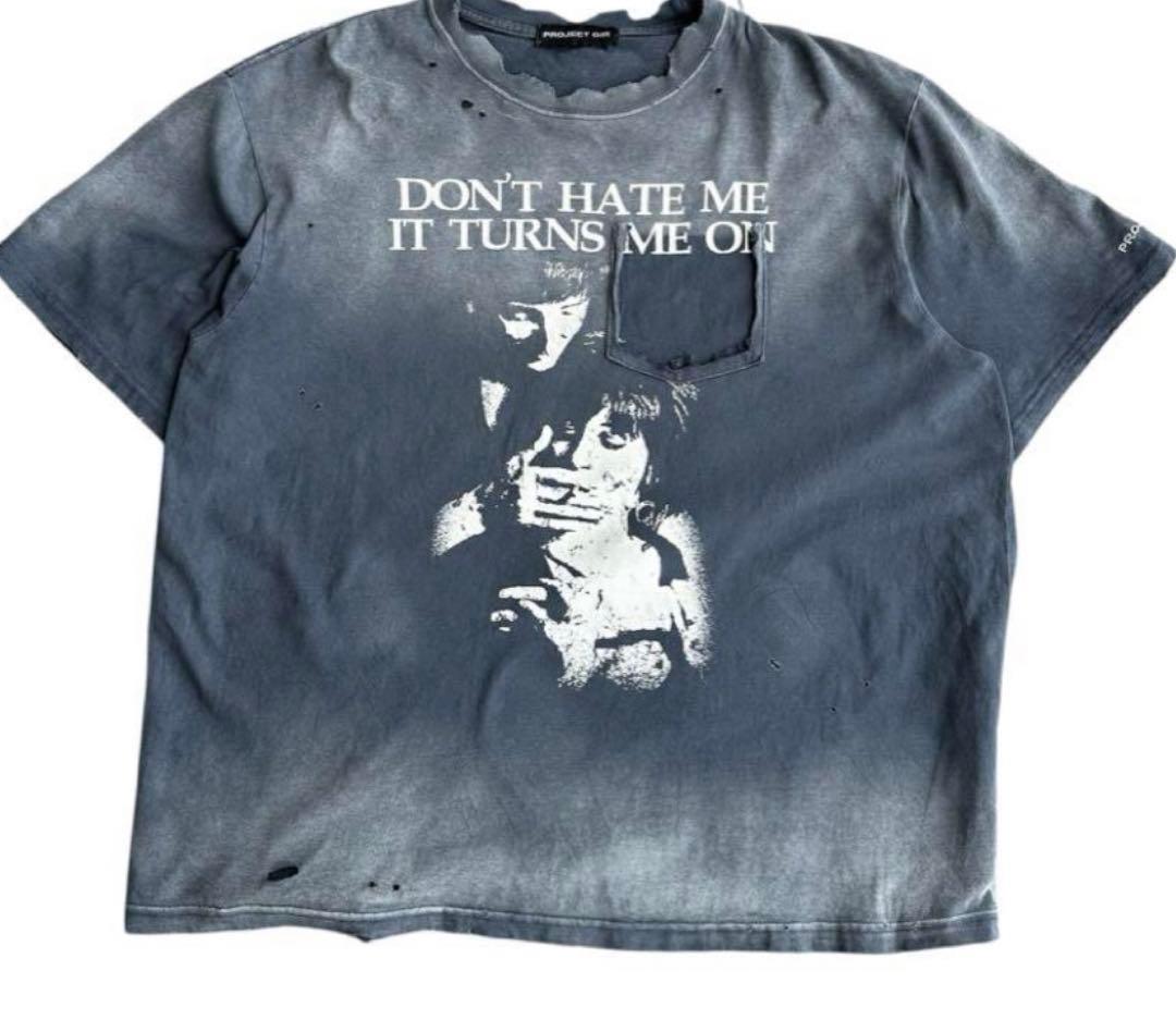 トップス \"project g/r\"faded graphics t-shirt