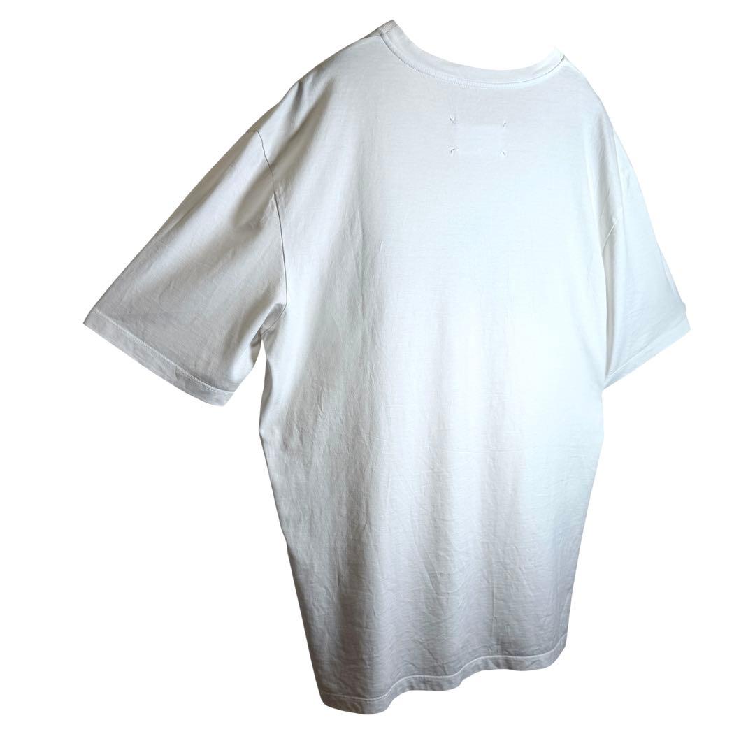 【美品/レア】メゾンマルジェラ⭐︎カレンダー ロゴ センター Tシャツ 半袖 48