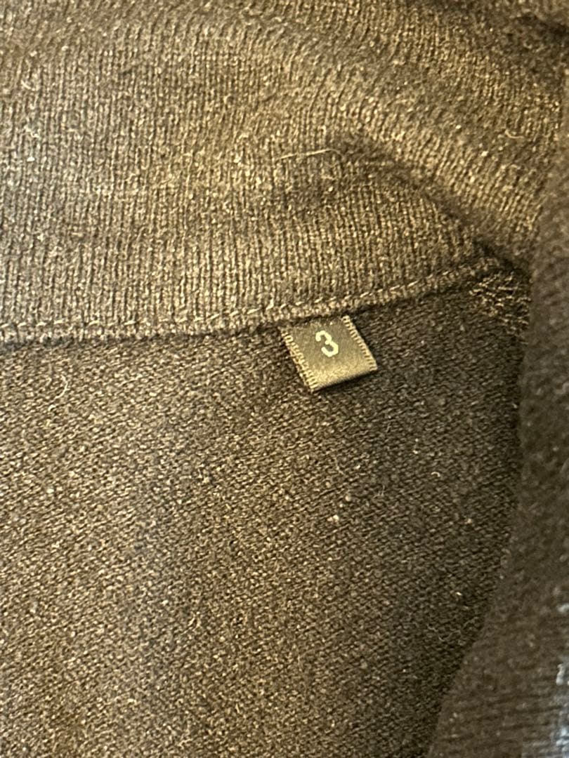 COMOLI コモリ　シルクフリースベスト　silk サイズ3 ririzip
