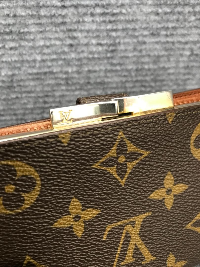 LOUIS VUITTON　二つ折り財布　がま口　モノグラム　328