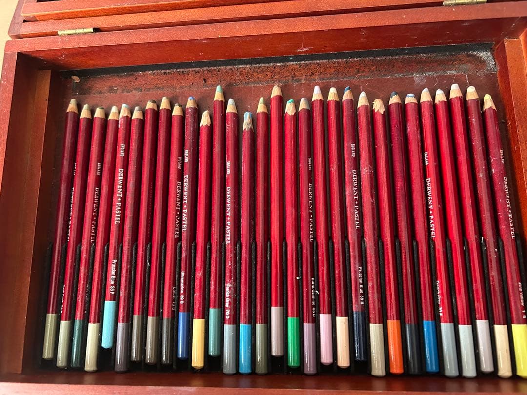 DERWENT PASTEL PENCILS 木製ケース90色